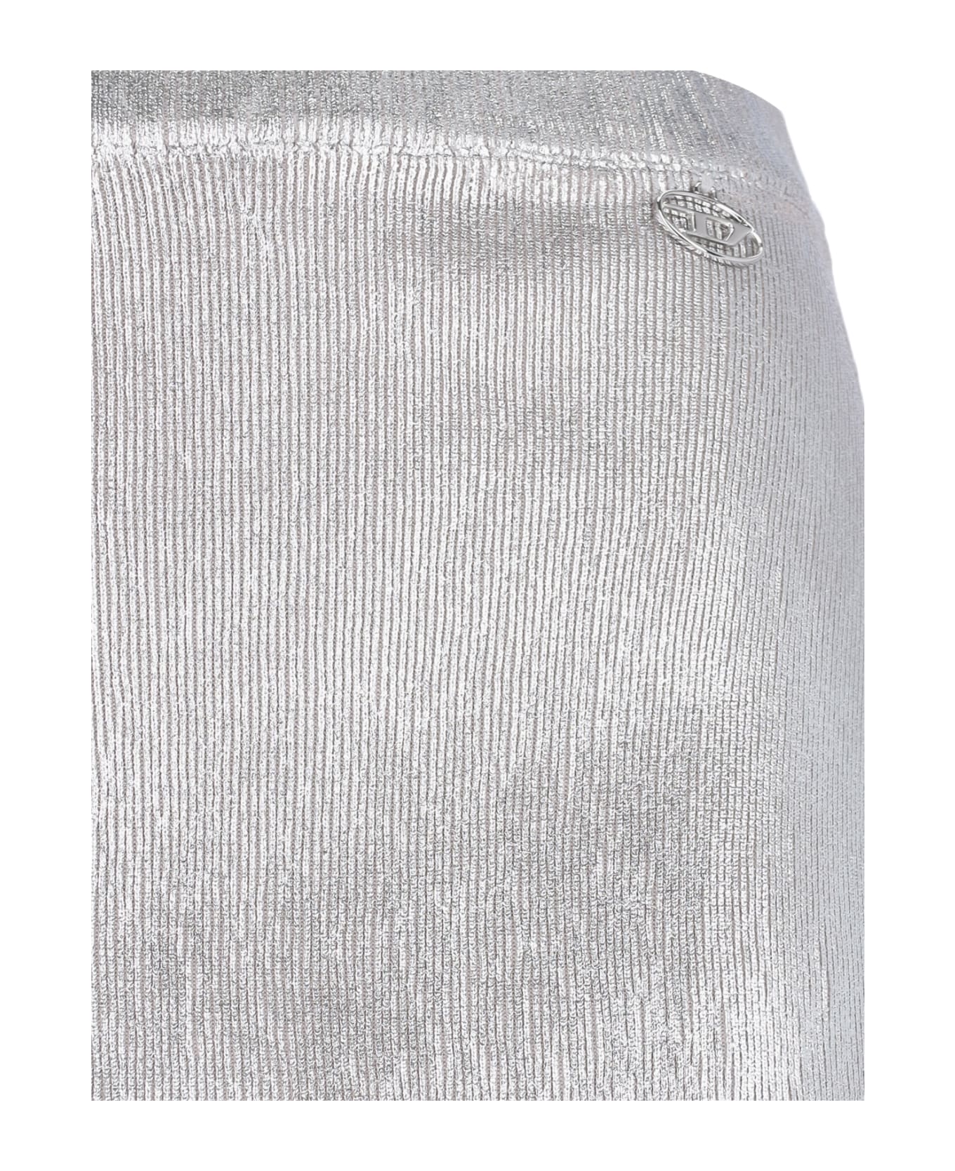 Diesel Flared Mini Skirt 
m-isi
 - SILVER