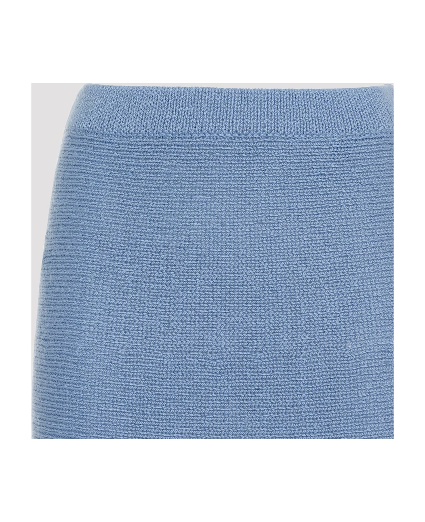 Gabriela Hearst Manni Midi Skirt - Ldb Light Blue Denim