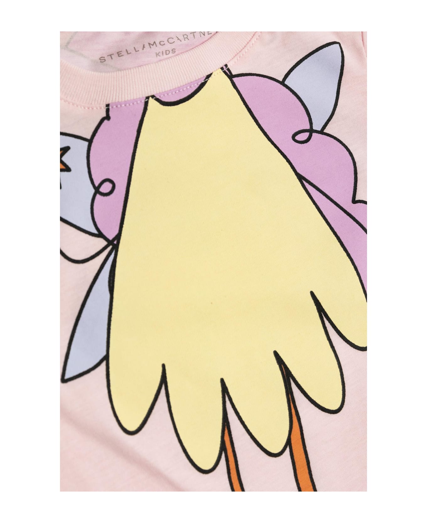 Stella McCartney Kids T-shirt With Colorful Print - Pink