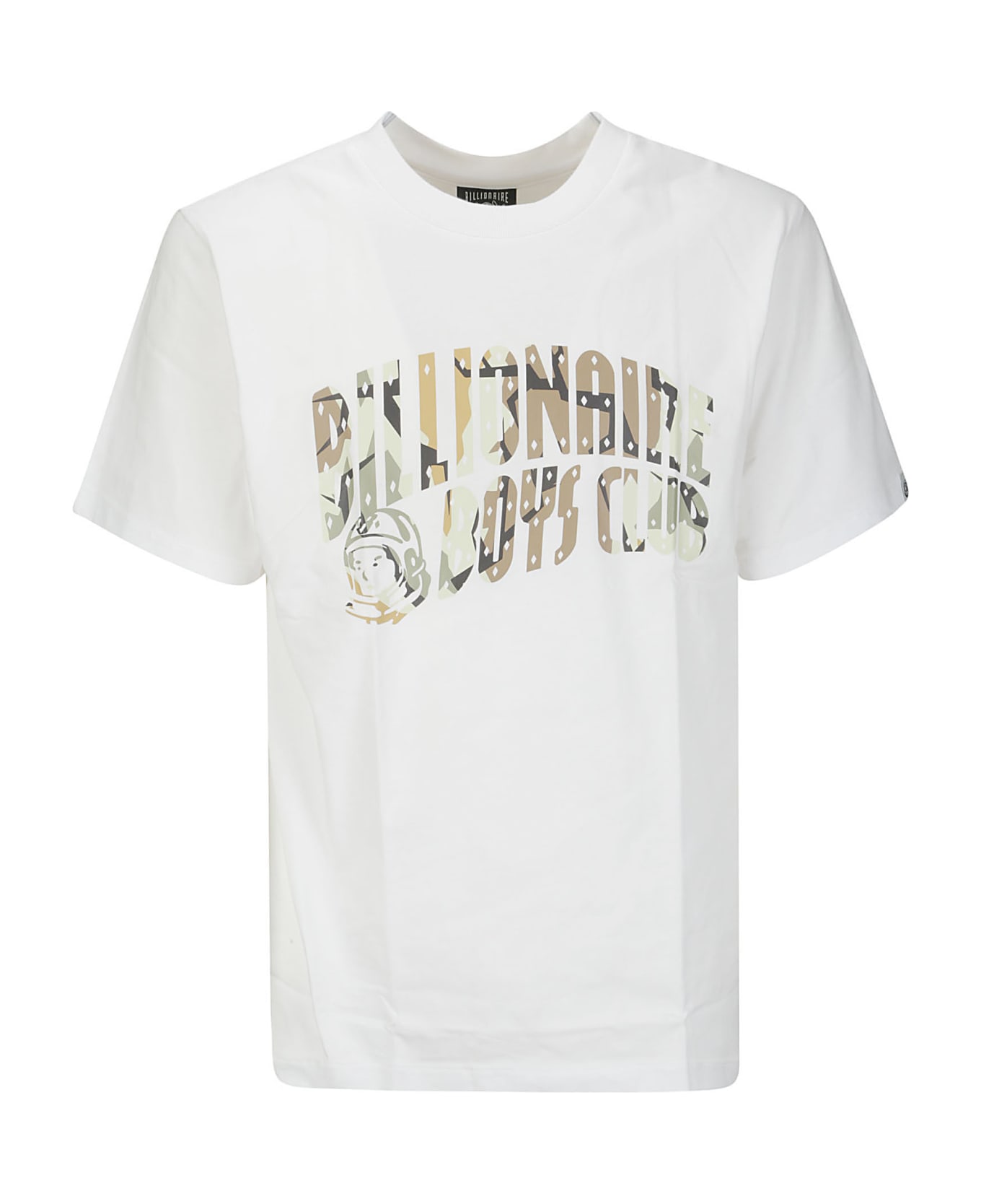 Billionaire Boys Club Camo Arch Logo T-shirt - WHITE
