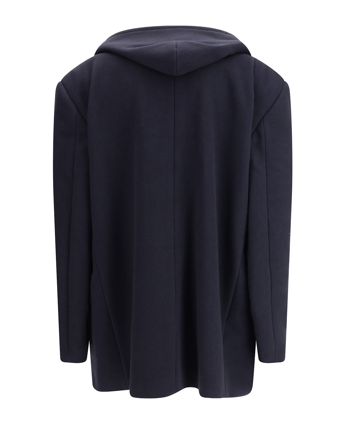 Balenciaga Hooded Short Coat