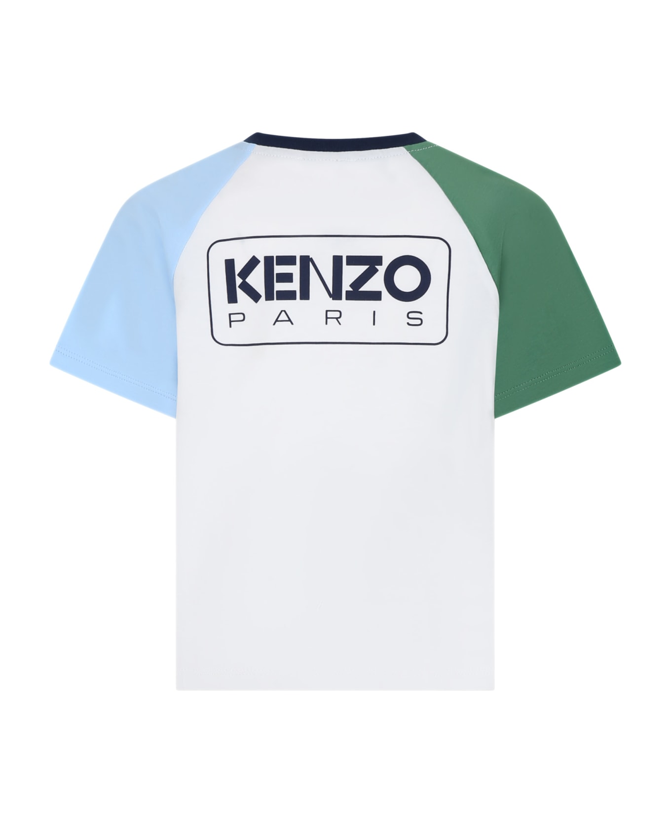 Kenzo Kids Multicolor T-shirt For Kids With Logo - Multicolor Tシャツ＆ポロシャツ