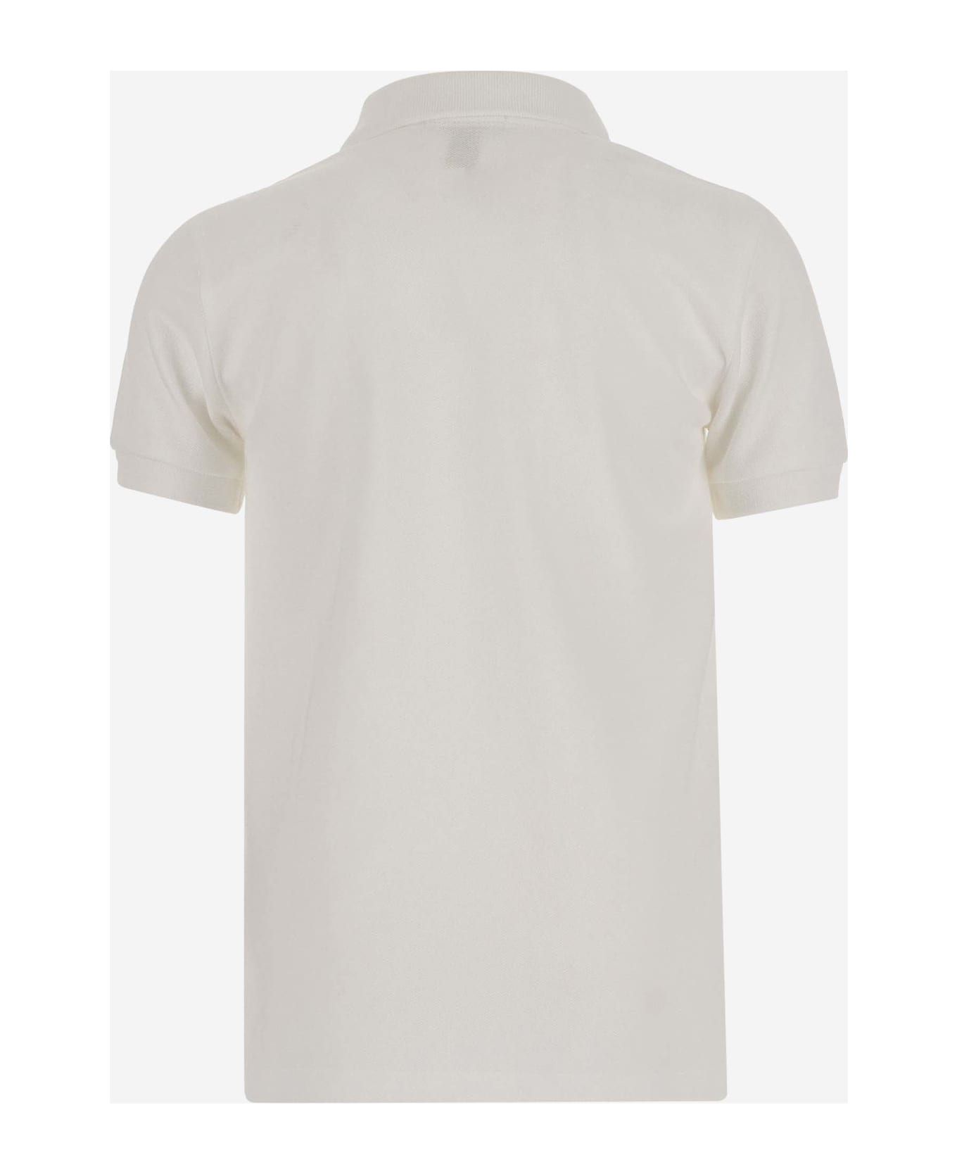Polo Ralph Lauren Cotton Polo Shirt With Logo - White