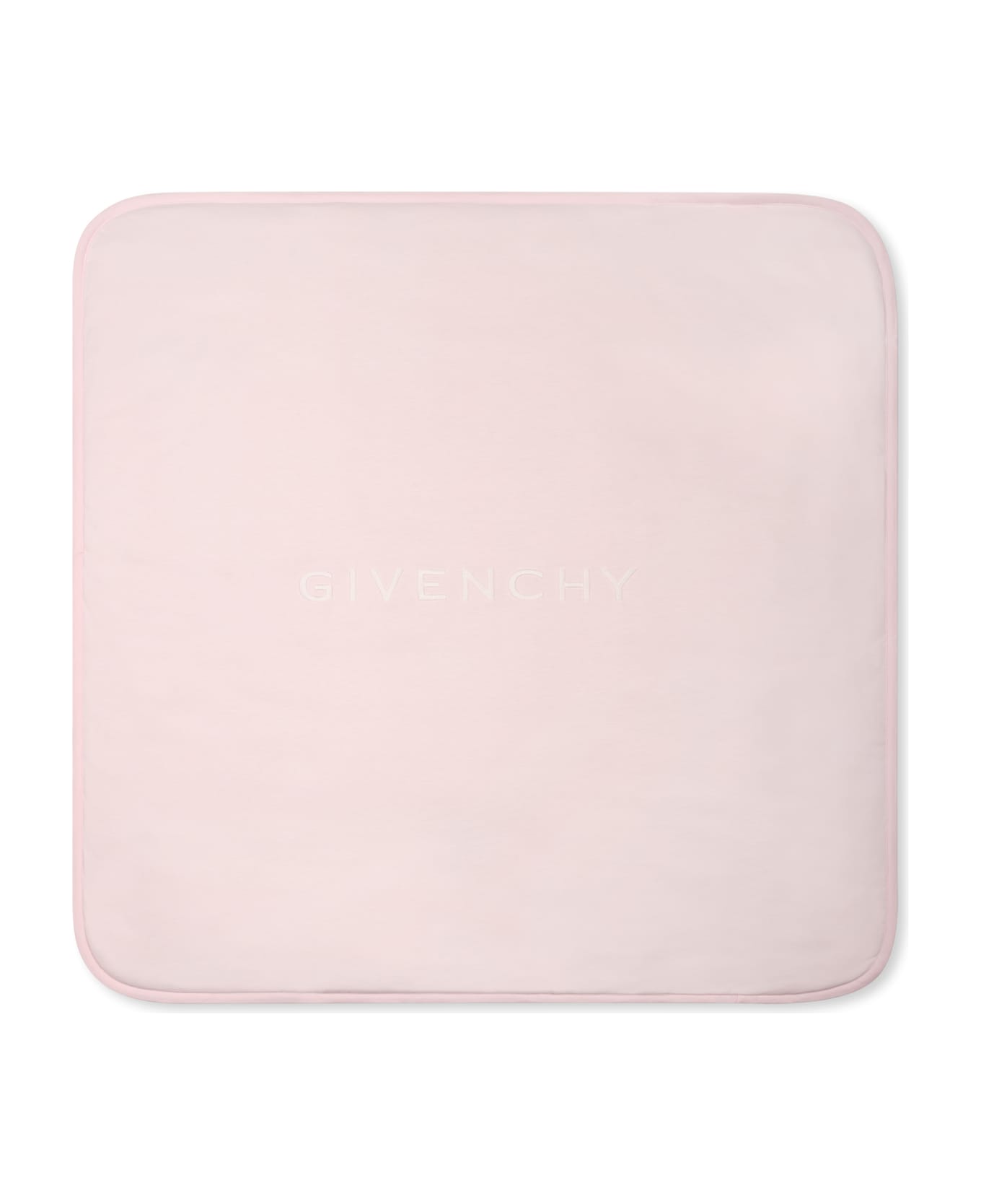 Givenchy Pink Blanket For Baby Girl With Logo - Pink