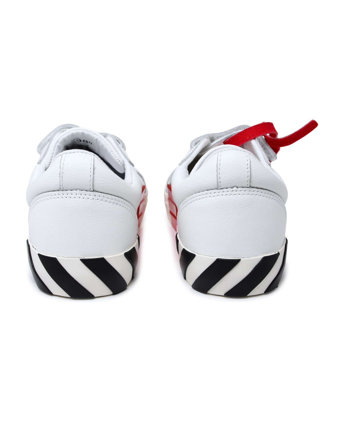 Off-White 'vulcanized' White Leather Sneakers - White
