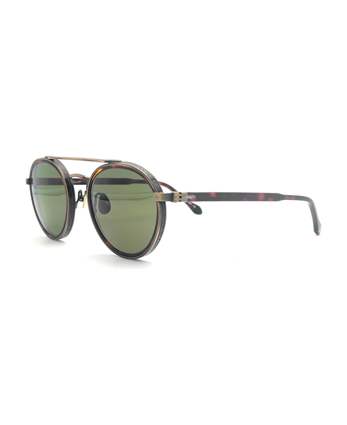 Matsuda M3156 - Antique Gold / Dark Tortoise / G-15 Sunglasses - antique gold