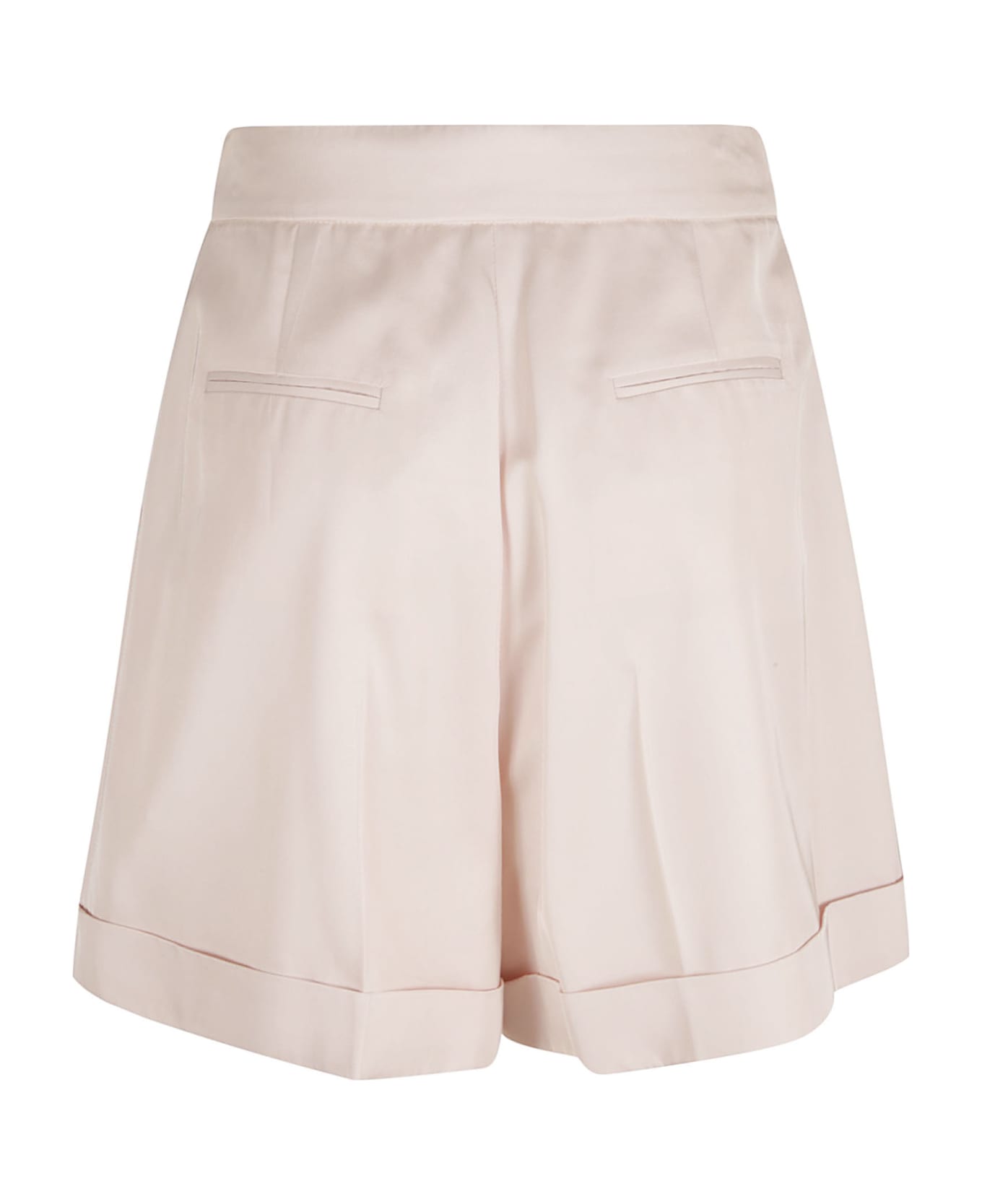 Alexander McQueen Foldover Plain Trouser Shorts - Venus