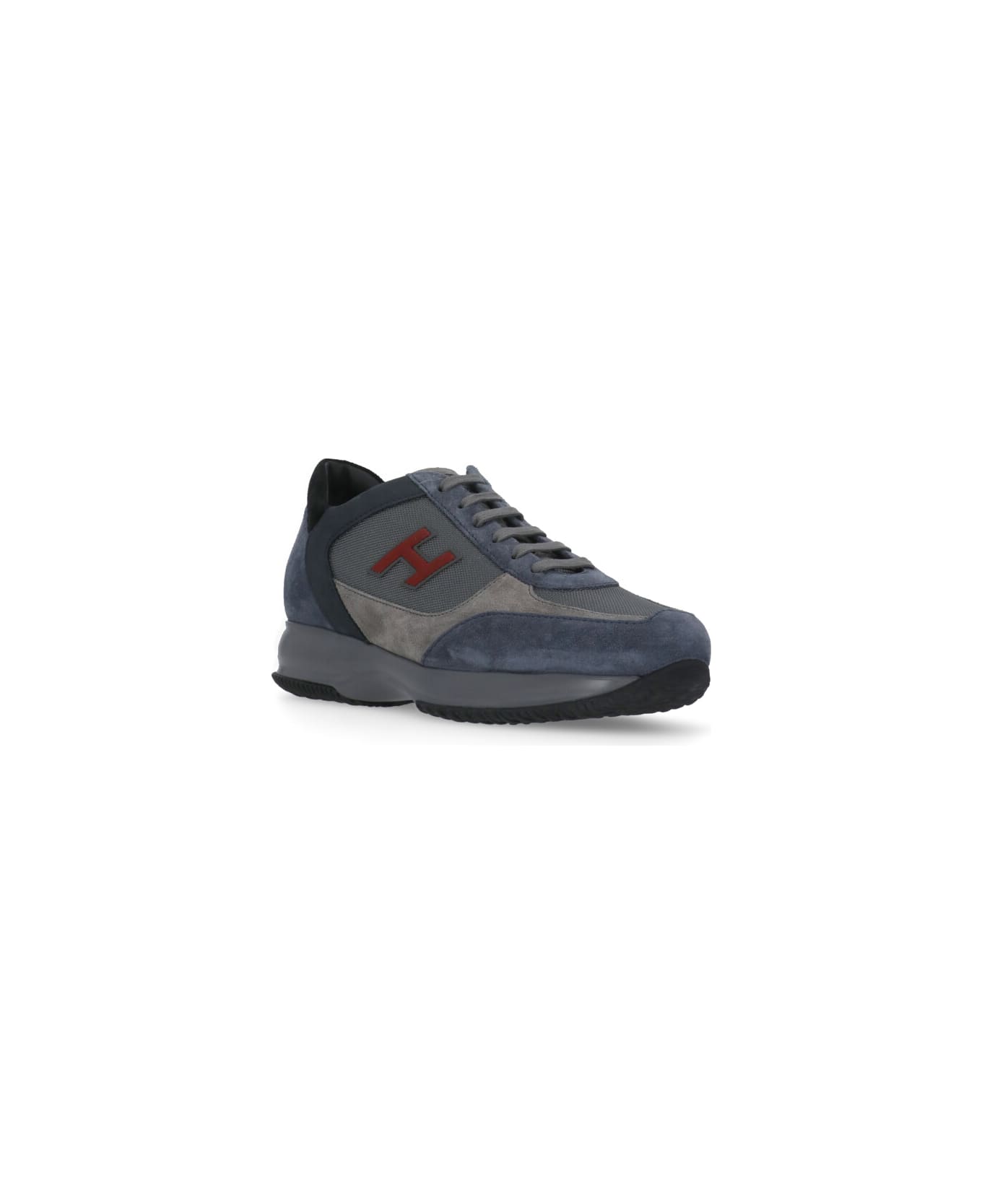 Hogan Interactive Flock Sneakers - Blue