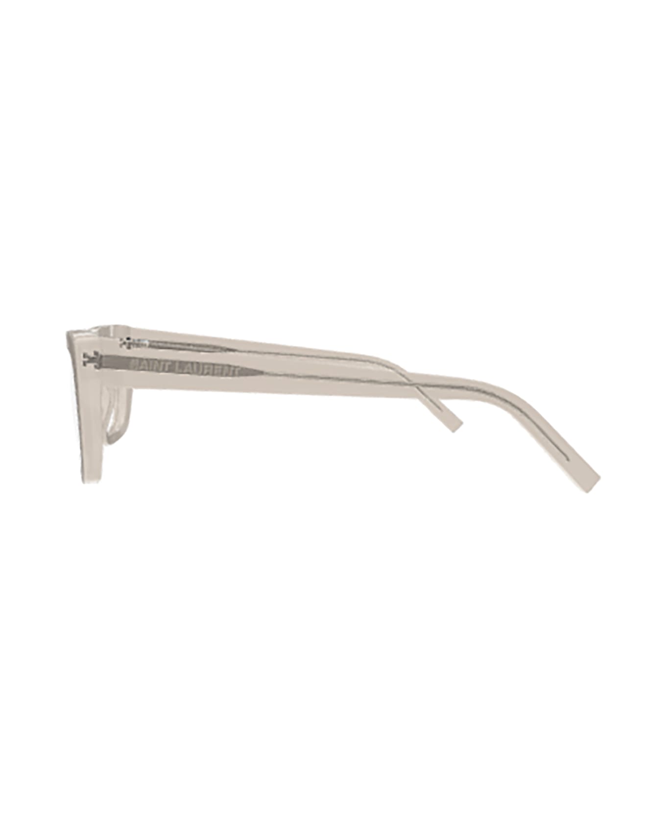 Saint Laurent Eyewear SL 276 MICA OPT Eyewear - Beige Beige Transpare アイウェア