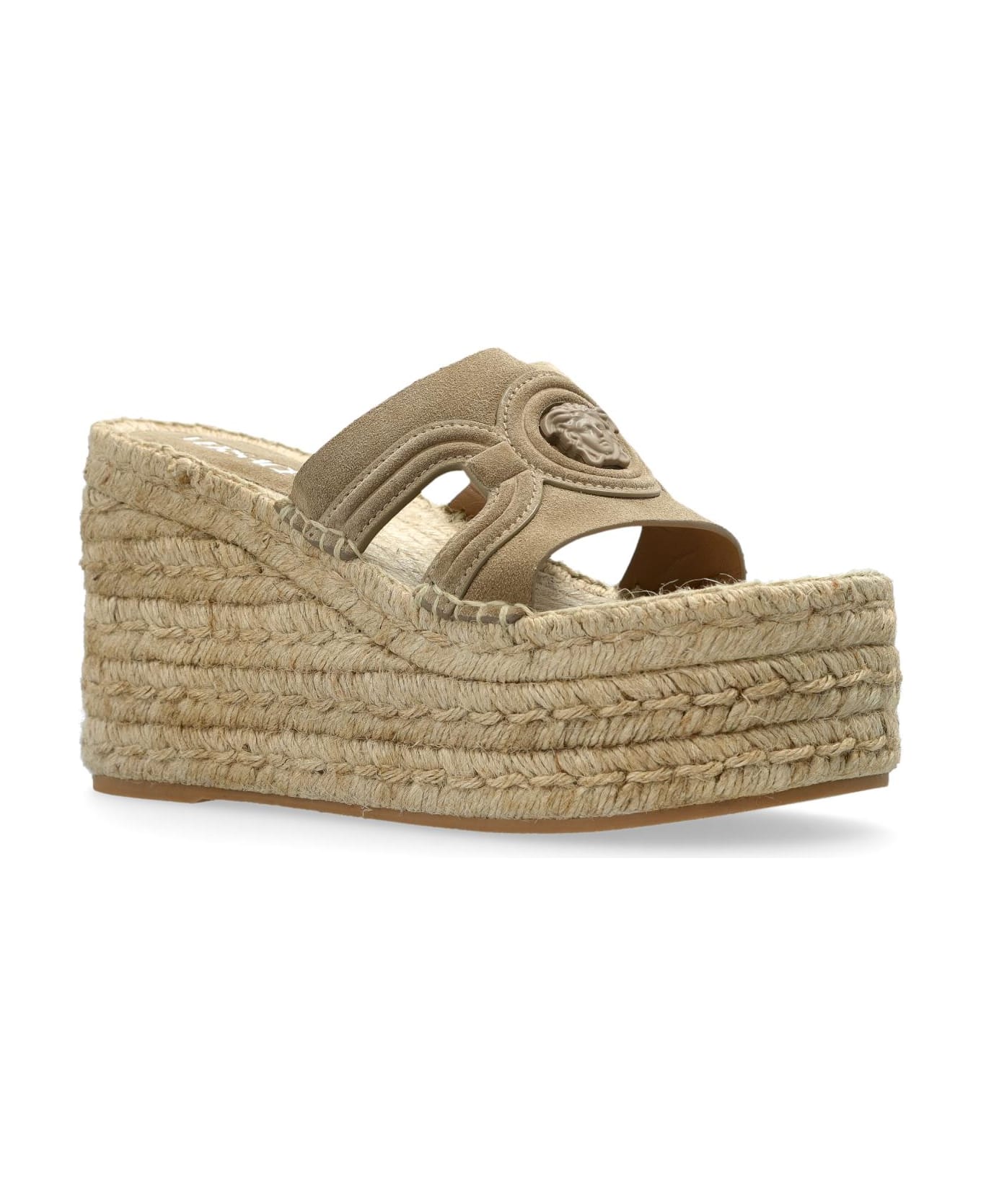 Versace Wedge Shoes - Beige
