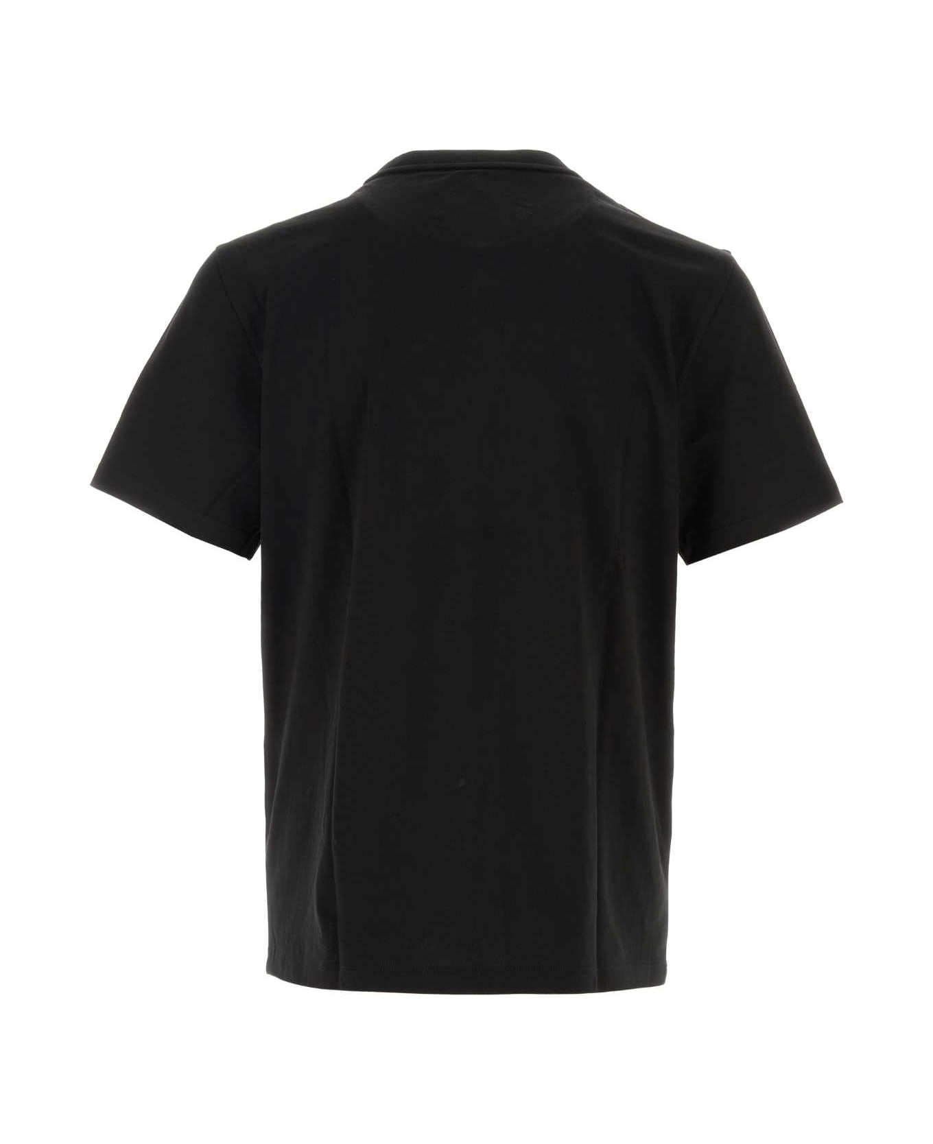 MCM Black Cotton T-shirt - Black