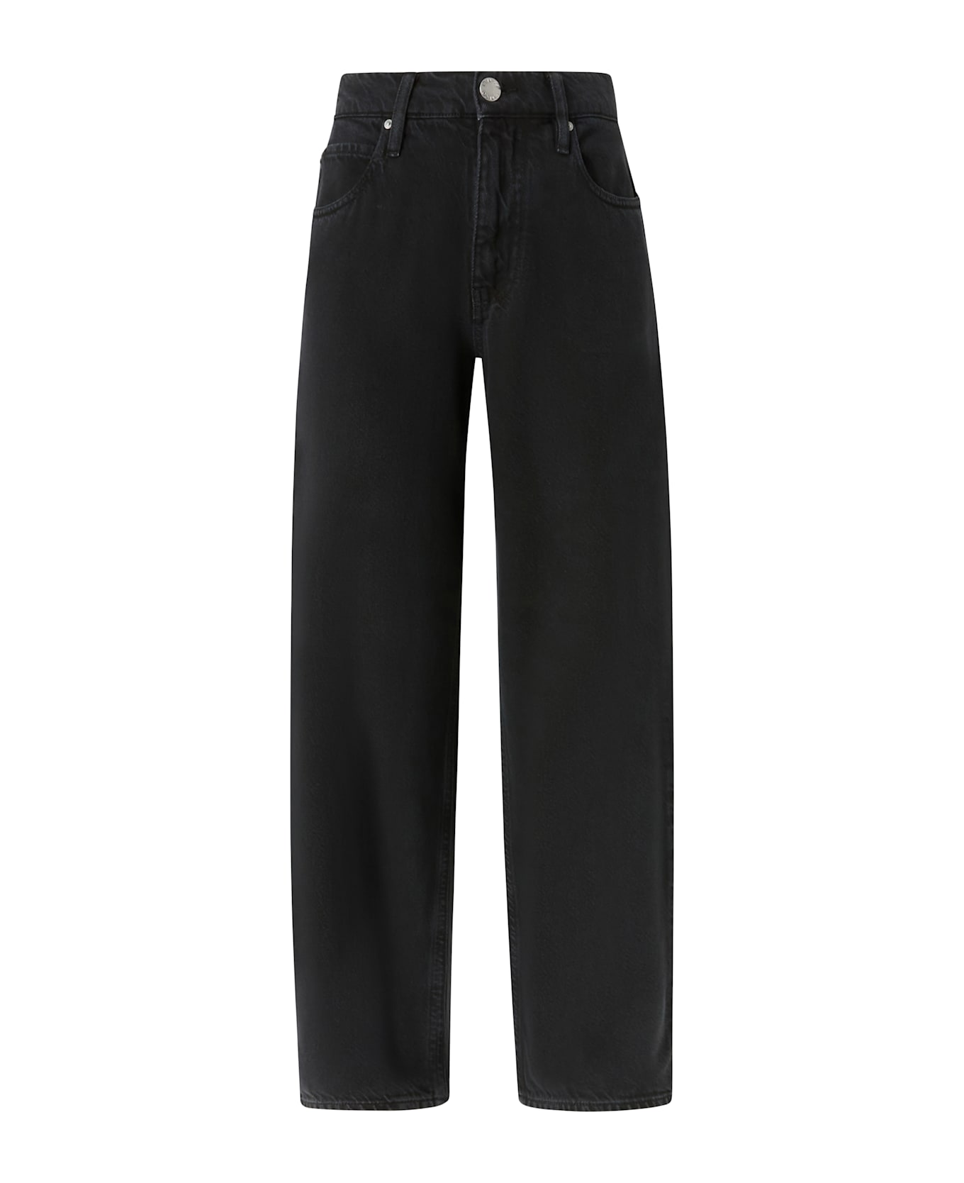 Pinko Balloon-fit Denim Jeans - NERO LIMOUSINE
