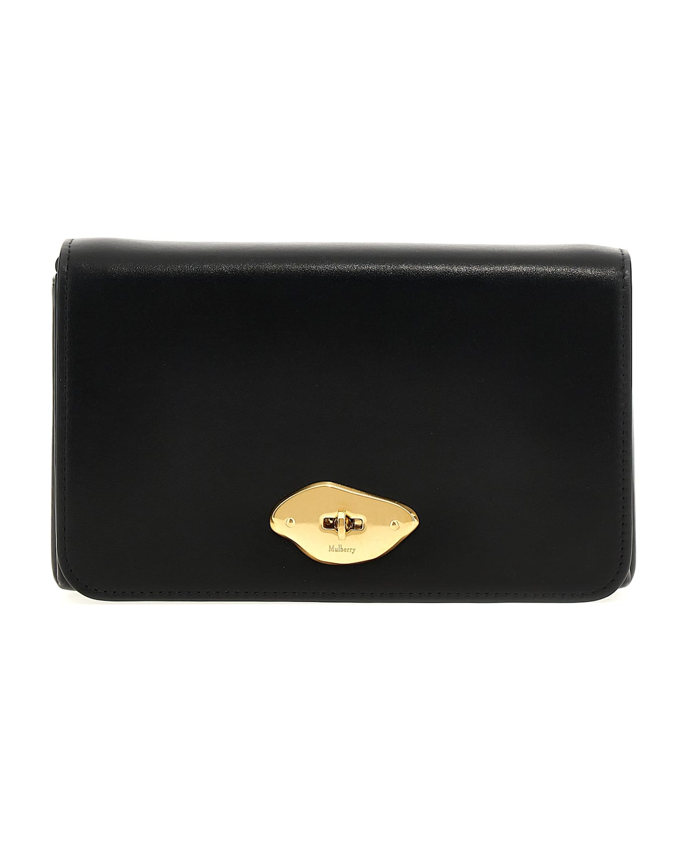 Mulberry Wallet On Chain 
wool - Black