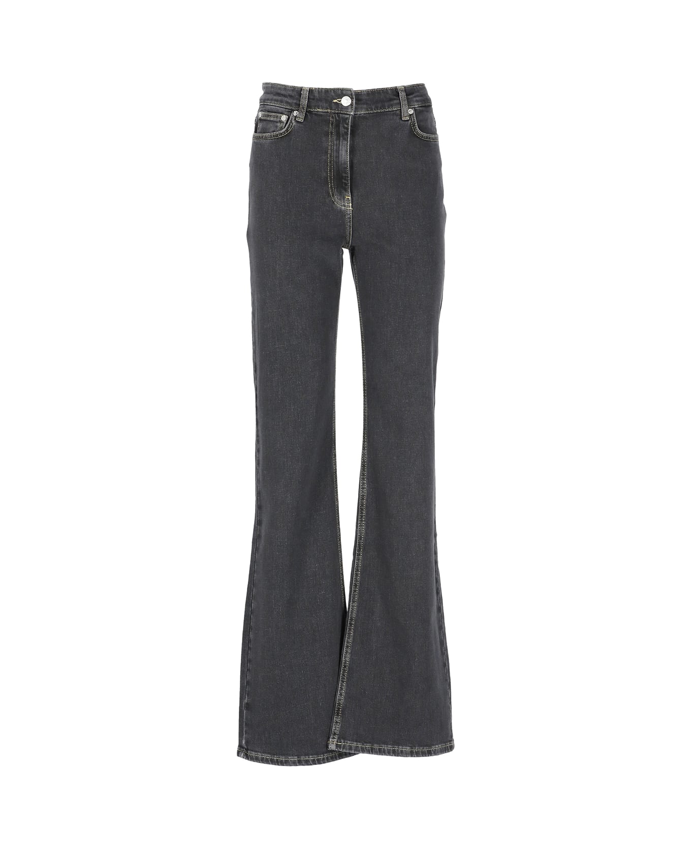 M05CH1N0 Jeans Cotton Jeans - Black