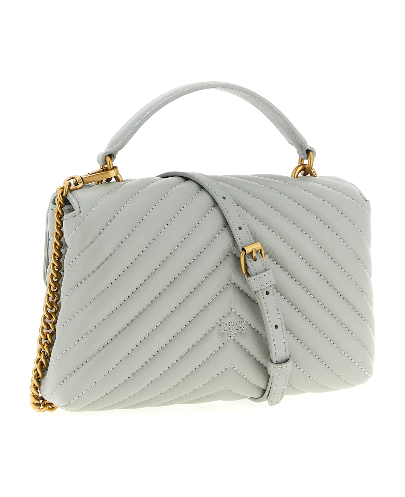 Pinko 'mini Lady Love Puff' Handbag - Gray
