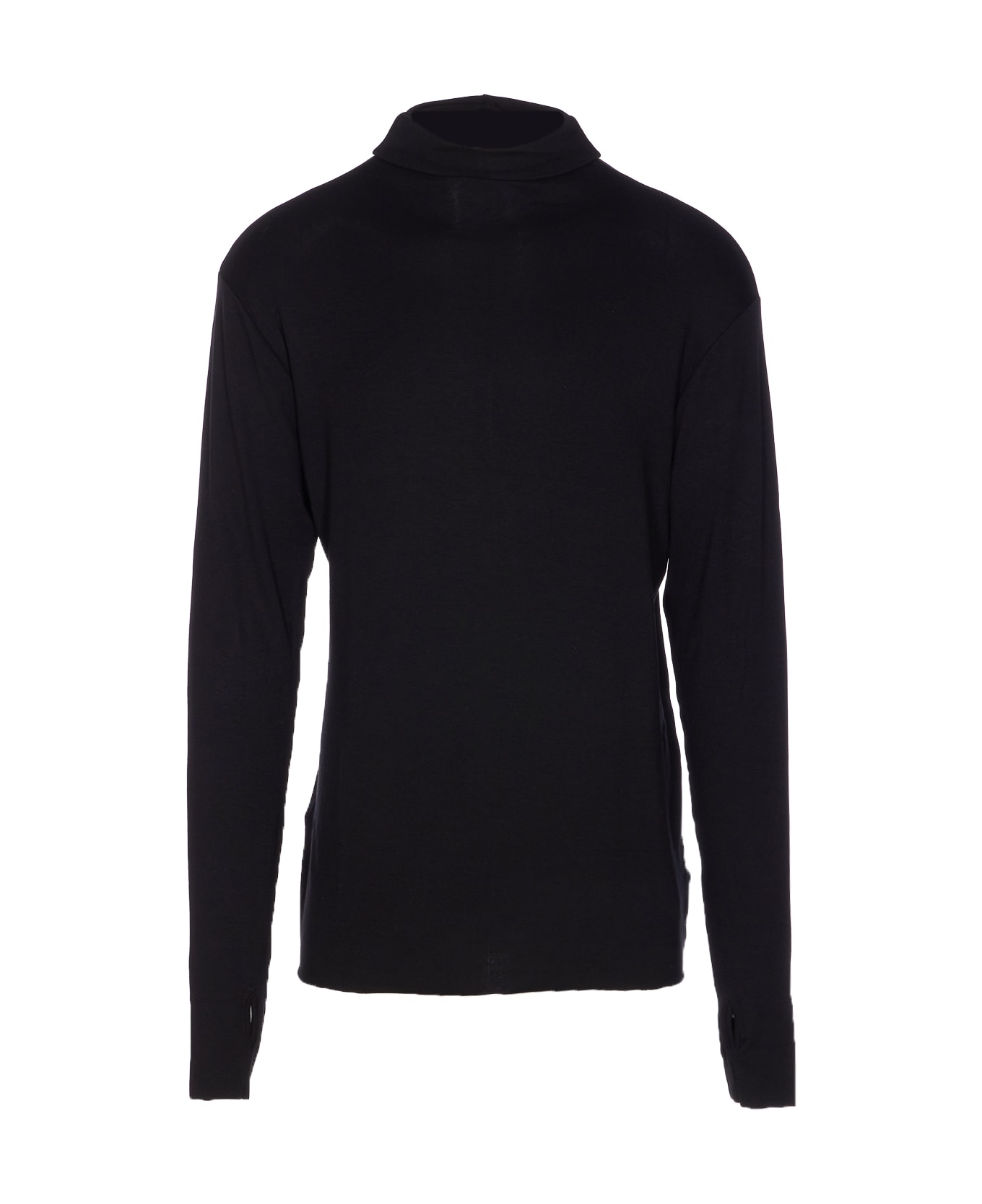 Thom Krom Turtleneck Long Sleeves Top - Black