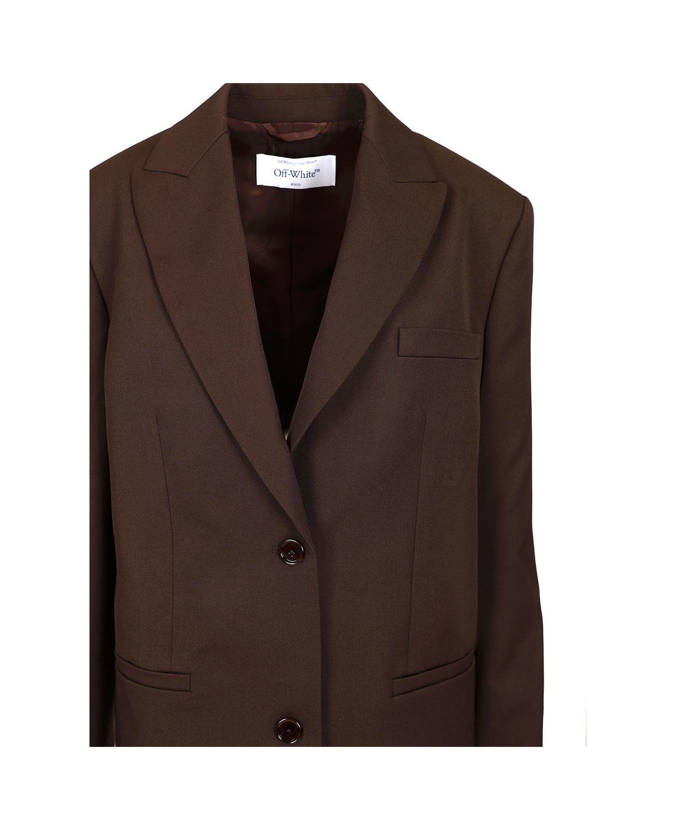 Off-White Blazer 'toybox' - Brown
