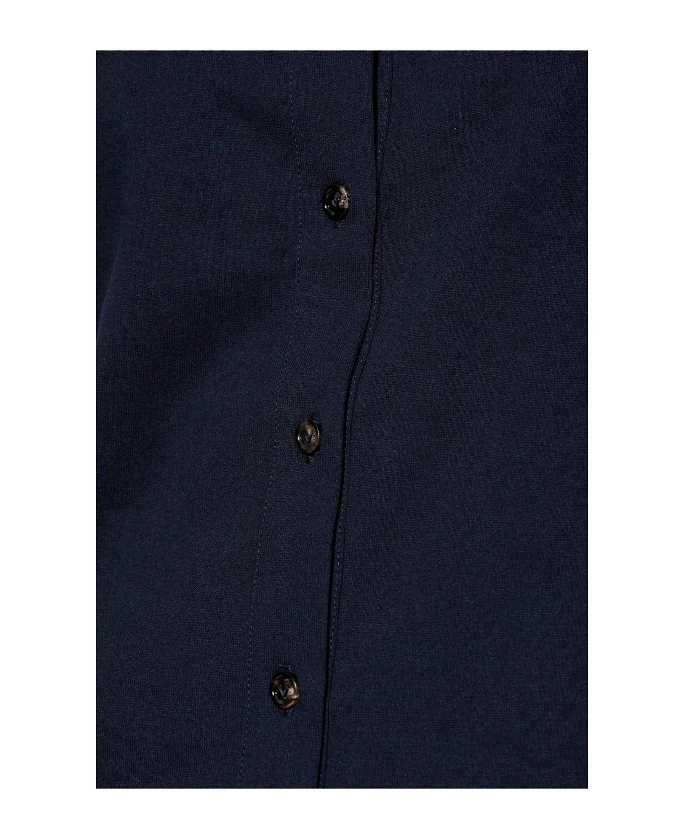 Bottega Veneta Single Breasted Sleeveless Top - BLUE