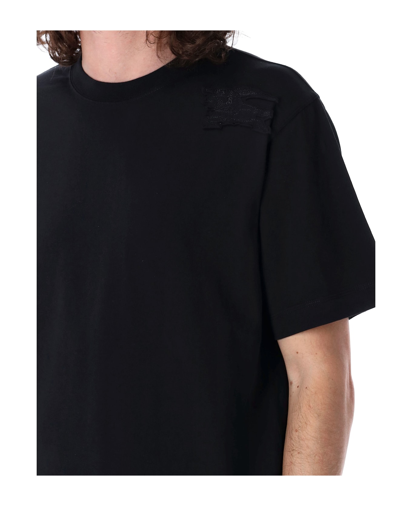 Burberry London Cotton T-shirt - BLACK