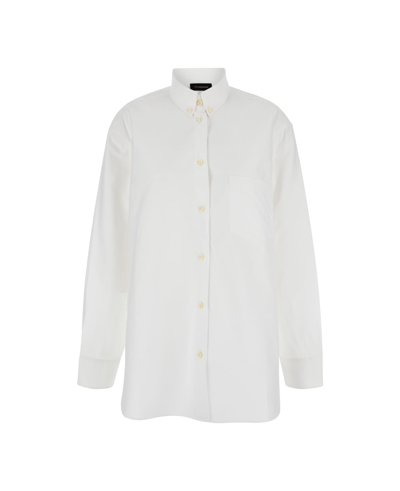 The Andamane White Shirt With Buttons In Cotton Blend Woman - White