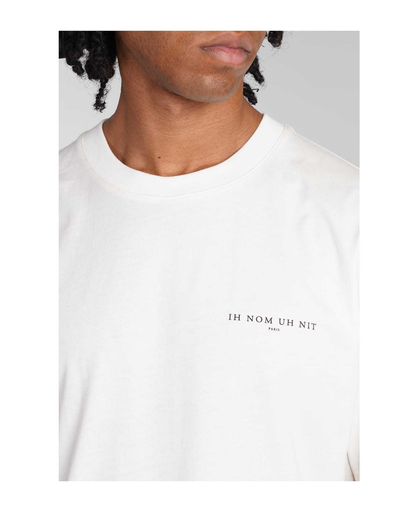 ih nom uh nit T-shirt In White Cotton - white