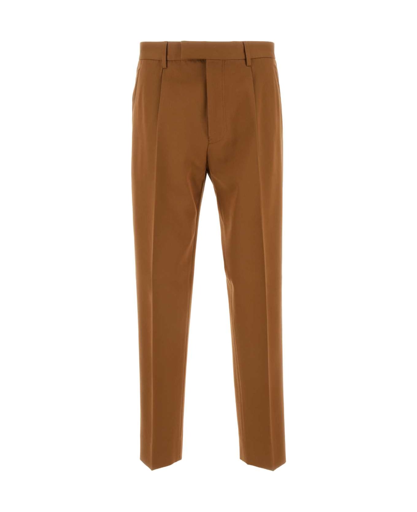 Zegna Caramel Cotton Blend Pant - N05R