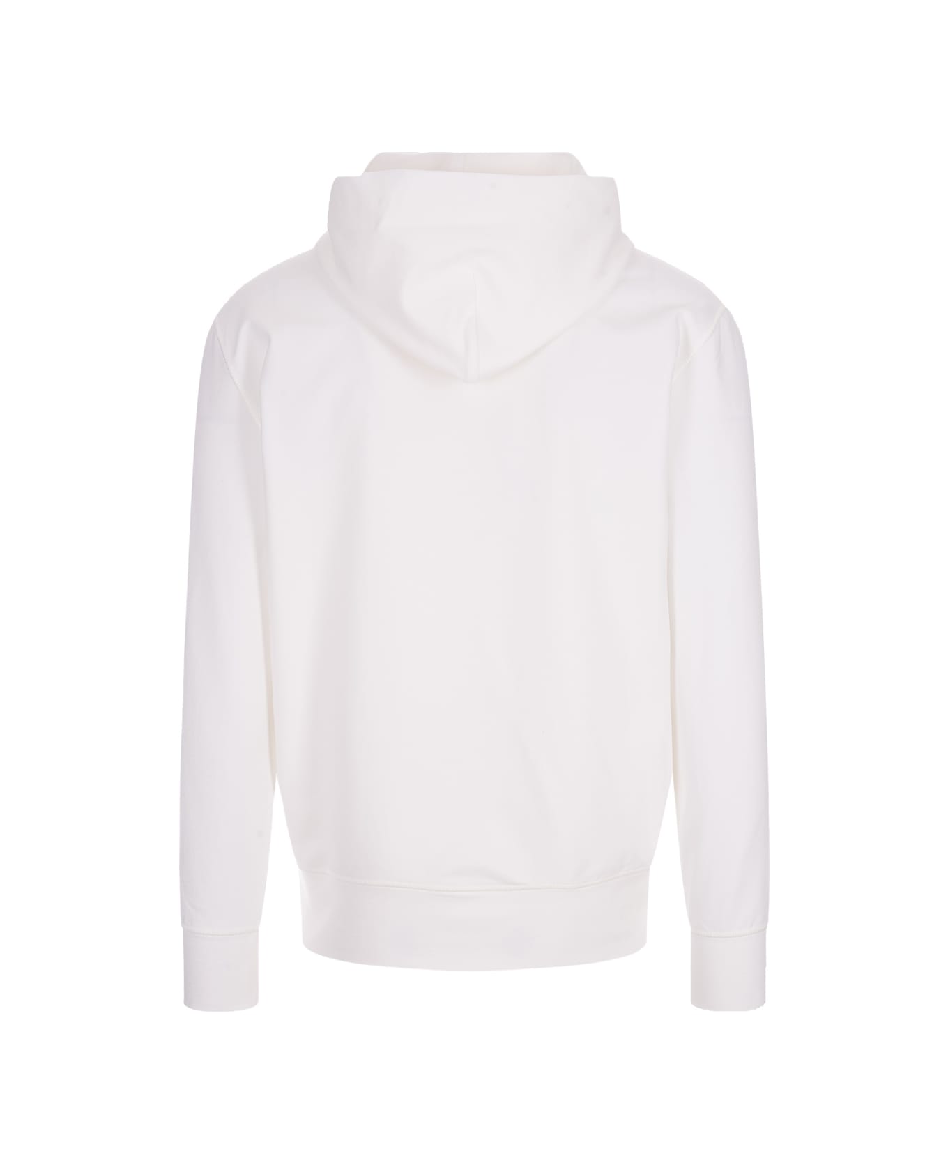 Kiton White Hoodie With Logo - White