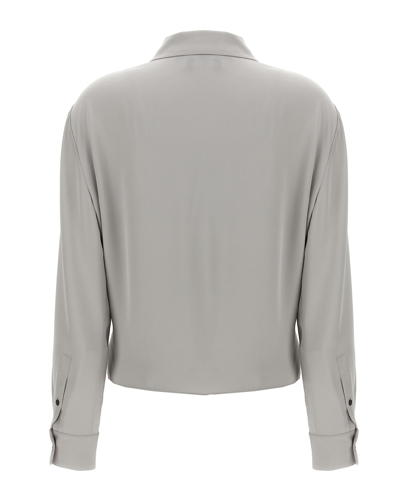 Theory 
pk Label Wrap
 Blouse - Gray