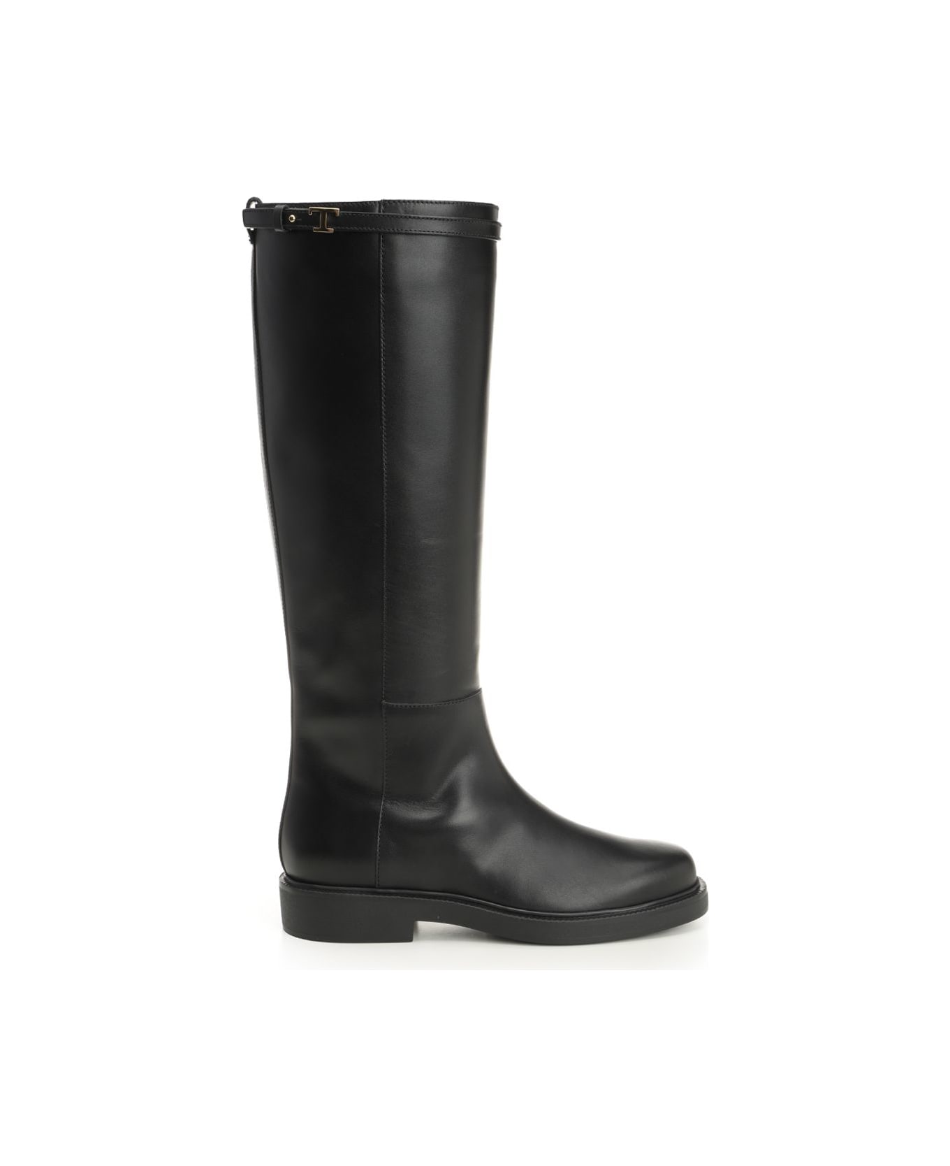 Tod's Leather Boot - BLACK