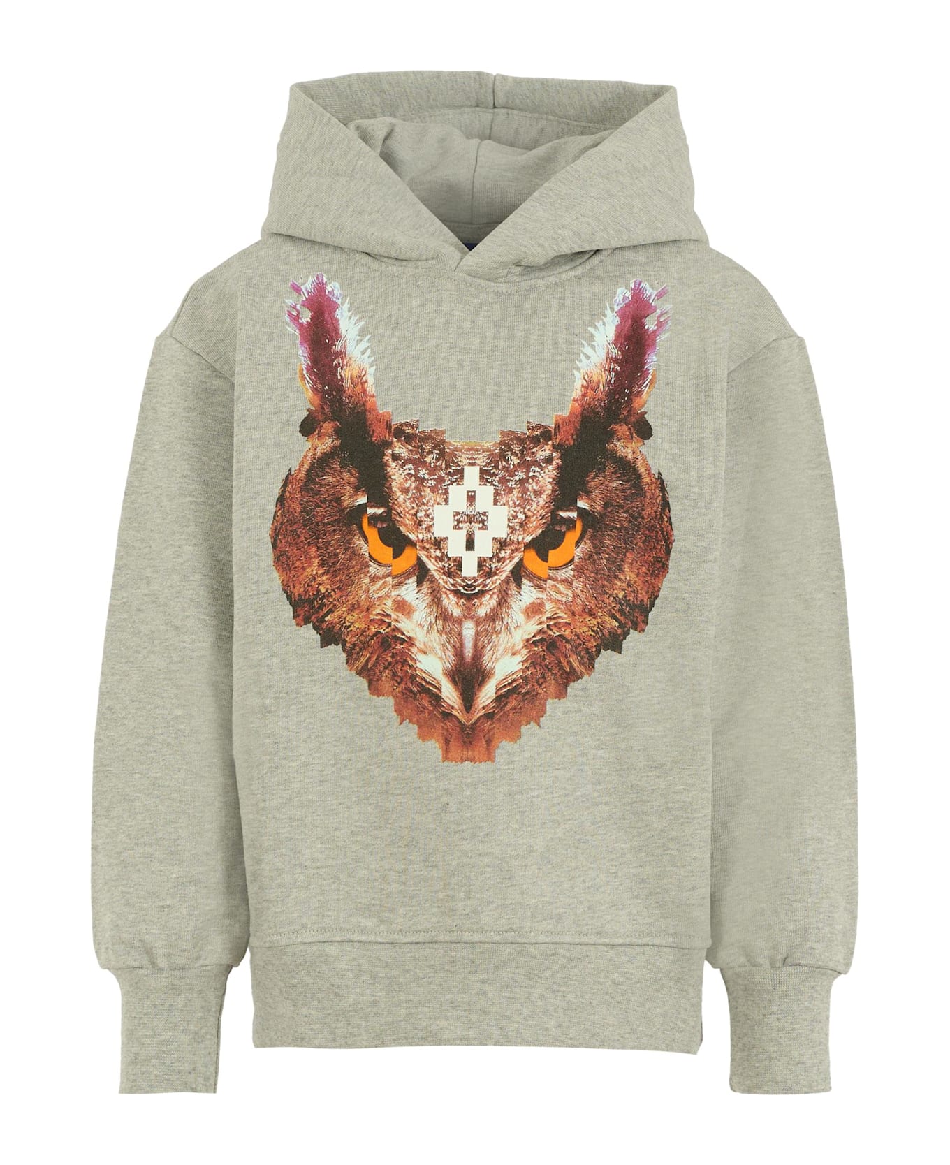 Marcelo Burlon Grey Sweatshirt For Boy With Logo - Grey