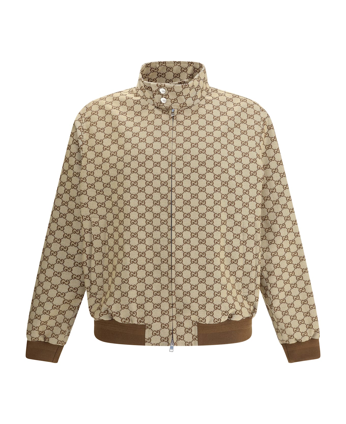 Gucci Gg Supreme Jacket - BEIGE
