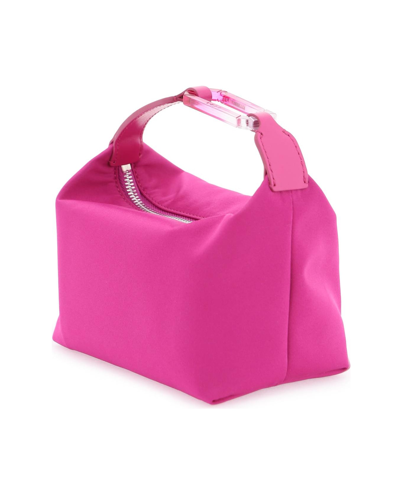 EÉRA Satin Mini Moon Bag - CYCLAMEN (Pink)