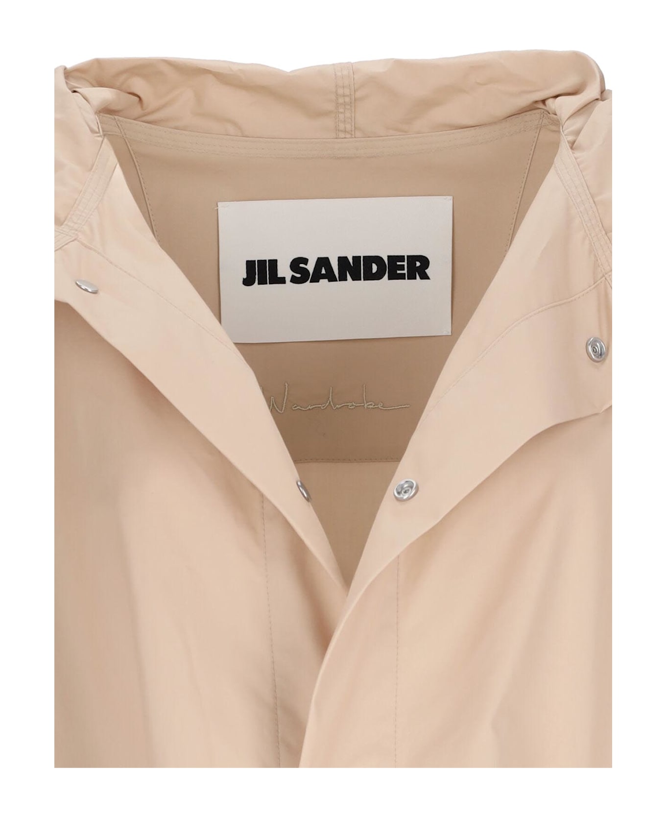 Jil Sander Back Logo Parka - DARK SAND