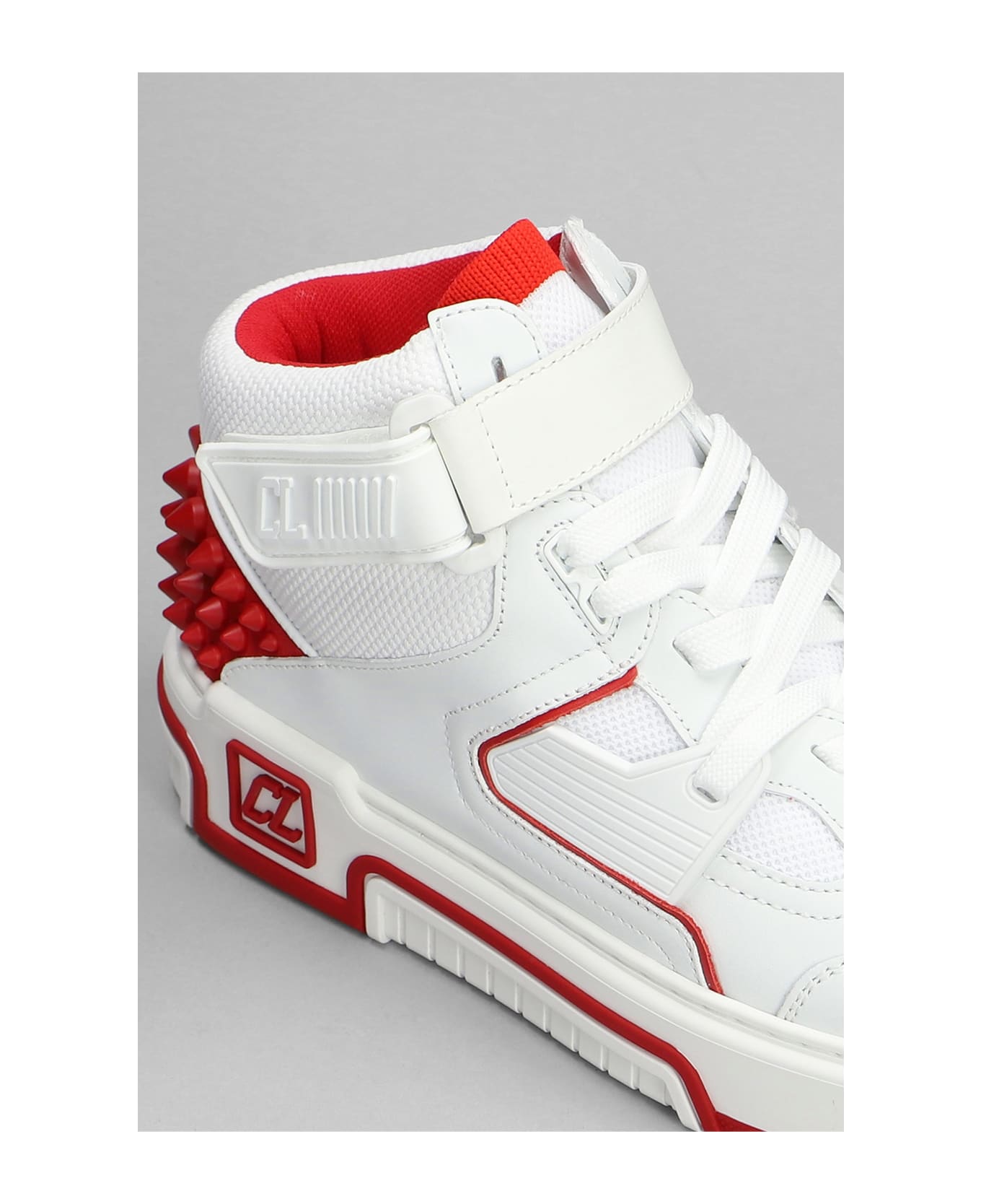Christian Louboutin 'astroloubi Mid' Sneakers - White/loubi スニーカー