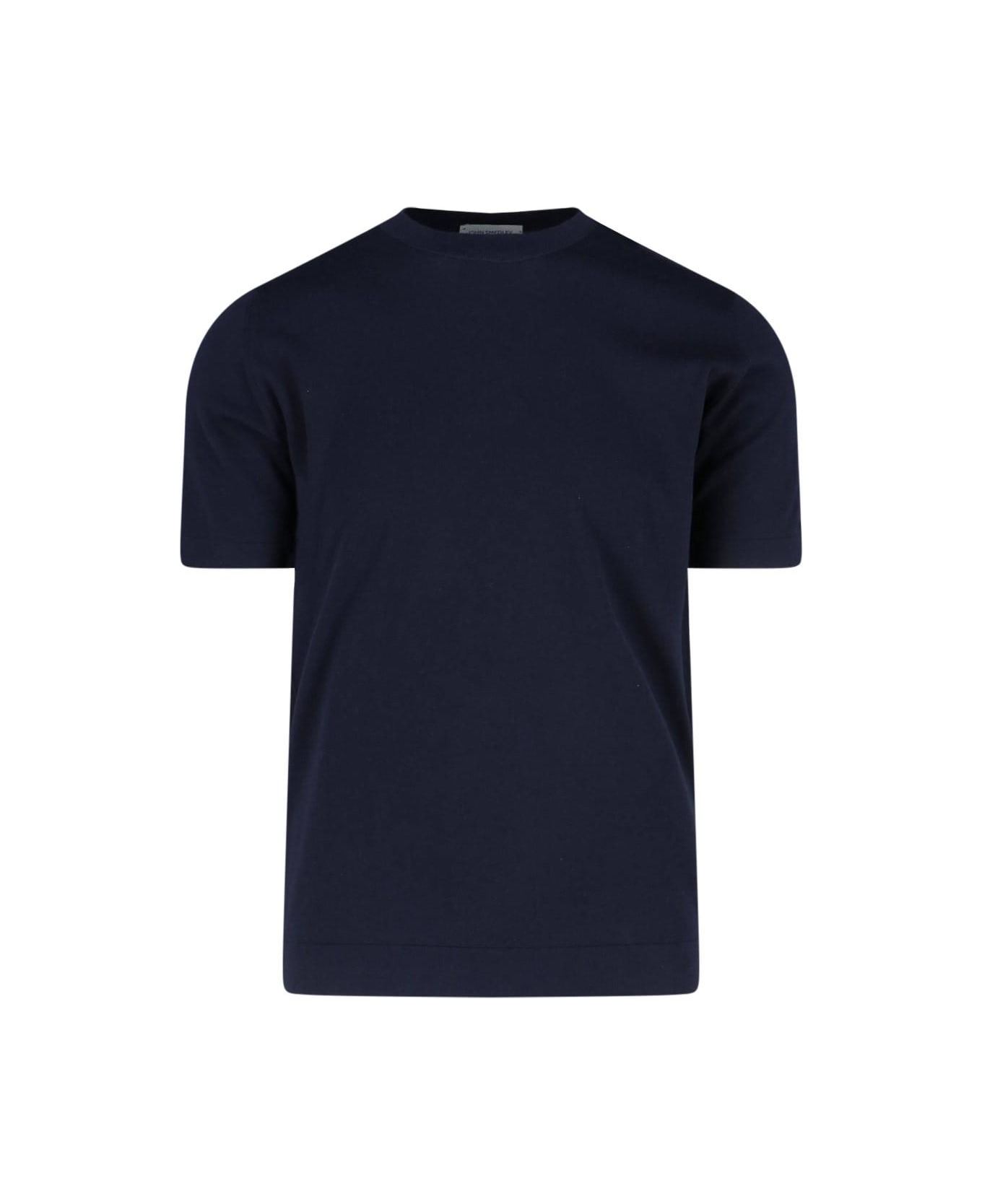 John Smedley 
lorca
 T-shirt - BLUE