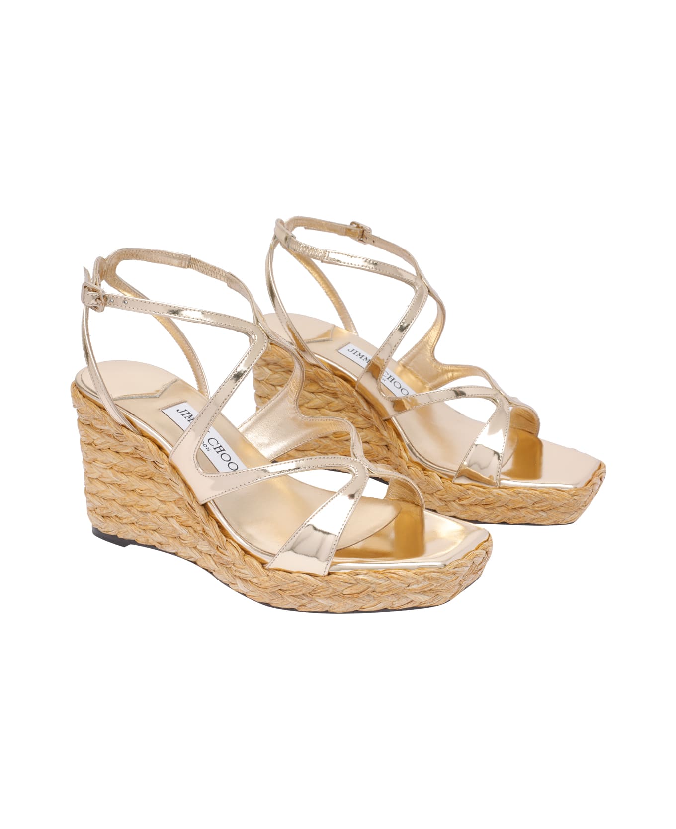 Jimmy Choo Ayla Wedges - Golden