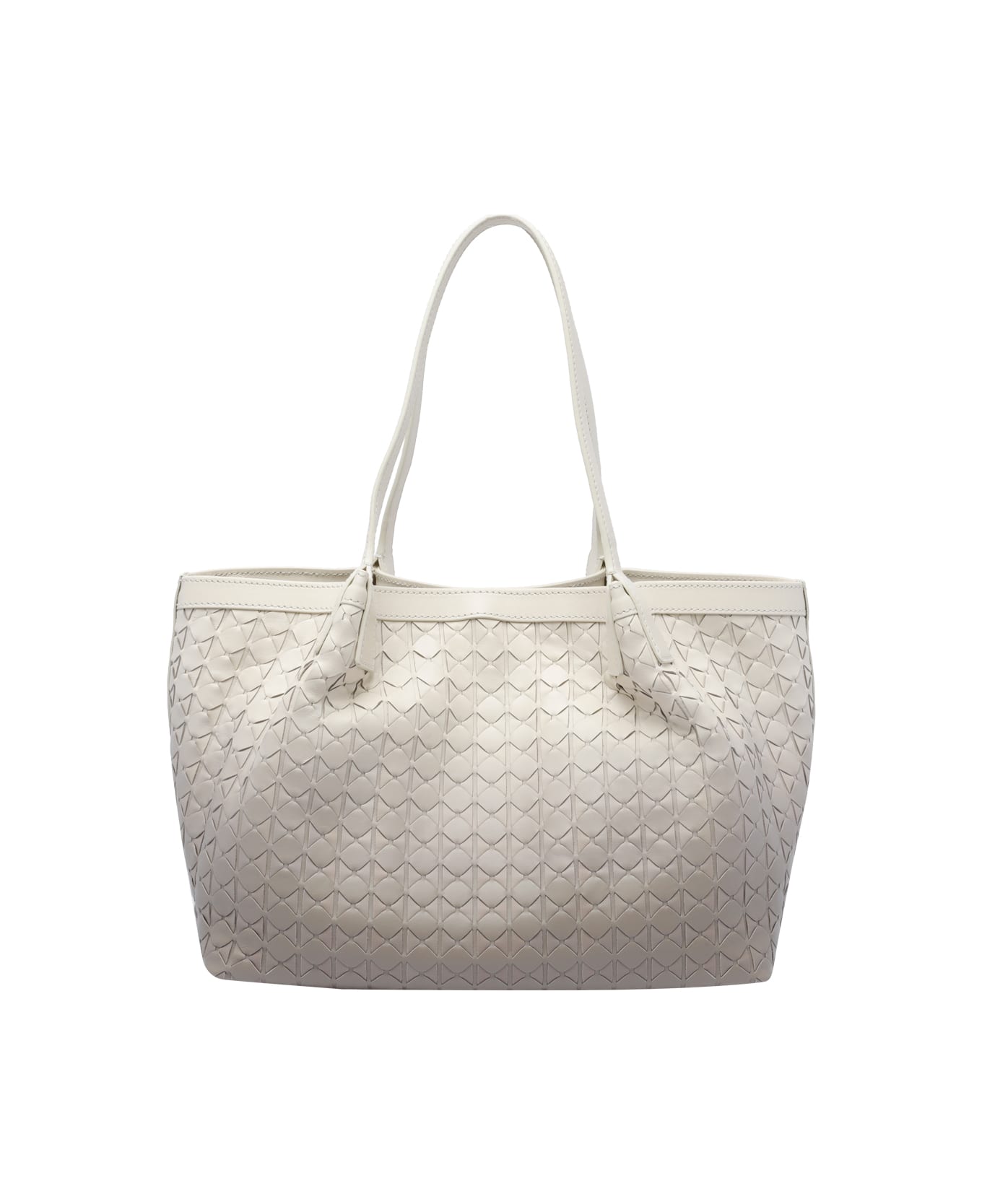 Serapian Small Secret Mosaico Bag - White