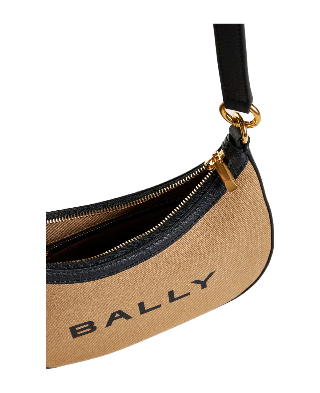 Bally Shoulder Bag - Sand/black+oro