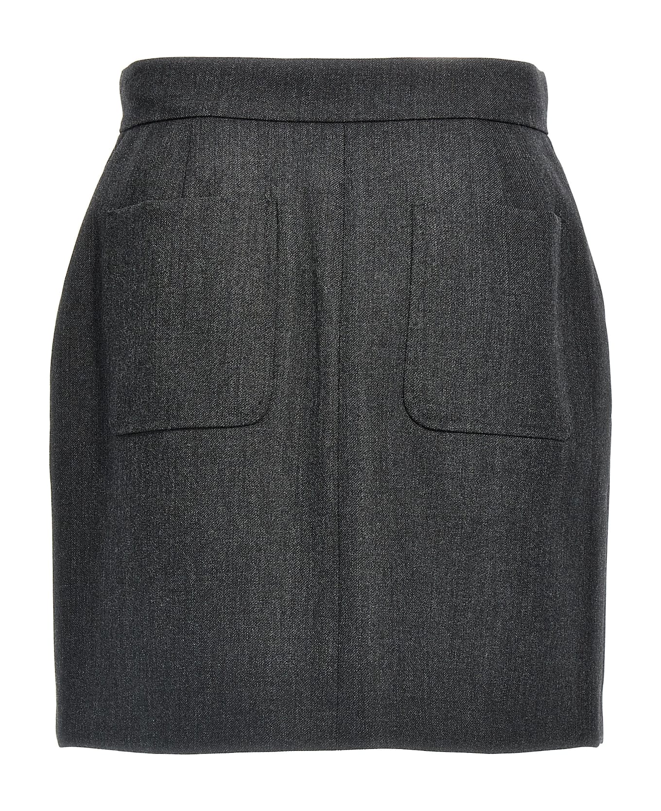 Max Mara 'sondalo' Skirt - Gray