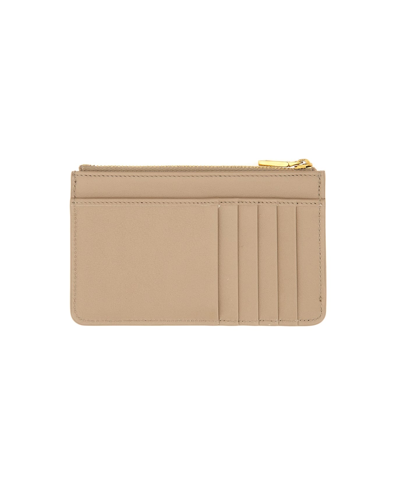 Dolce 
Gabbana Calfskin Plongé Card Holder - BEIGE