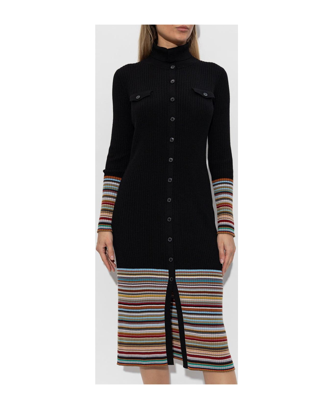 Paul Smith Wool Dress - BLACK