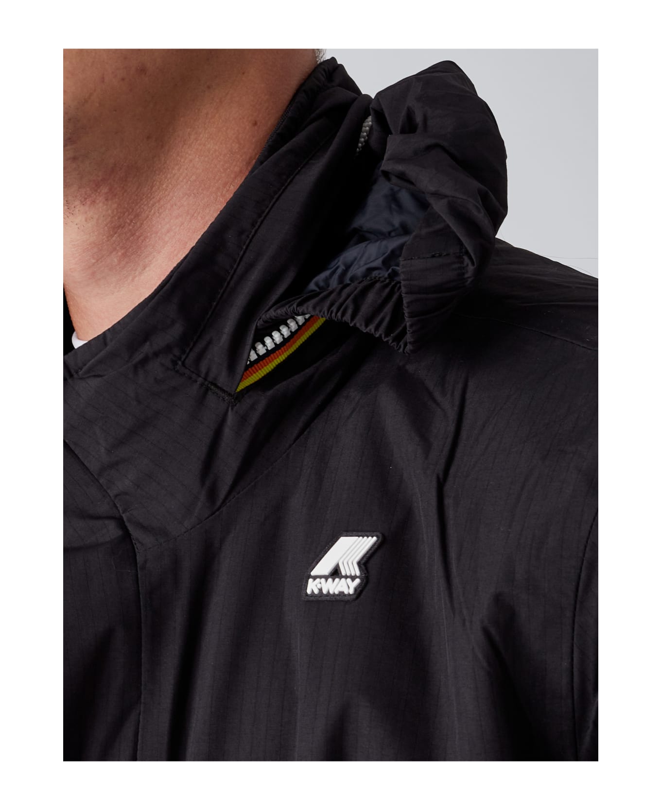 K-Way Amaury Ripstop Prime Marmotta Jacket - NERO