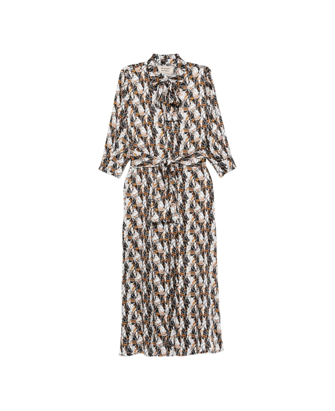 Alessandro Enriquez Printed Shirtdress - MultiColour