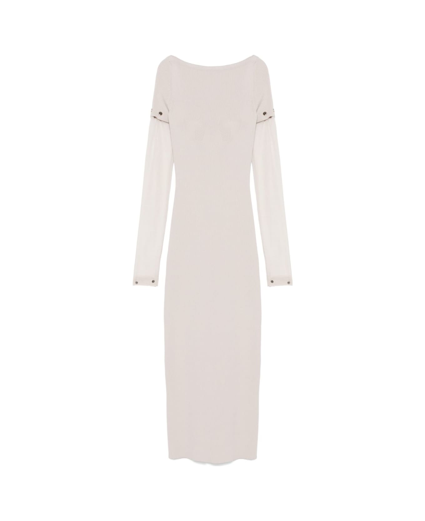 SportMax Knitted Long Dress - Dove Grey
