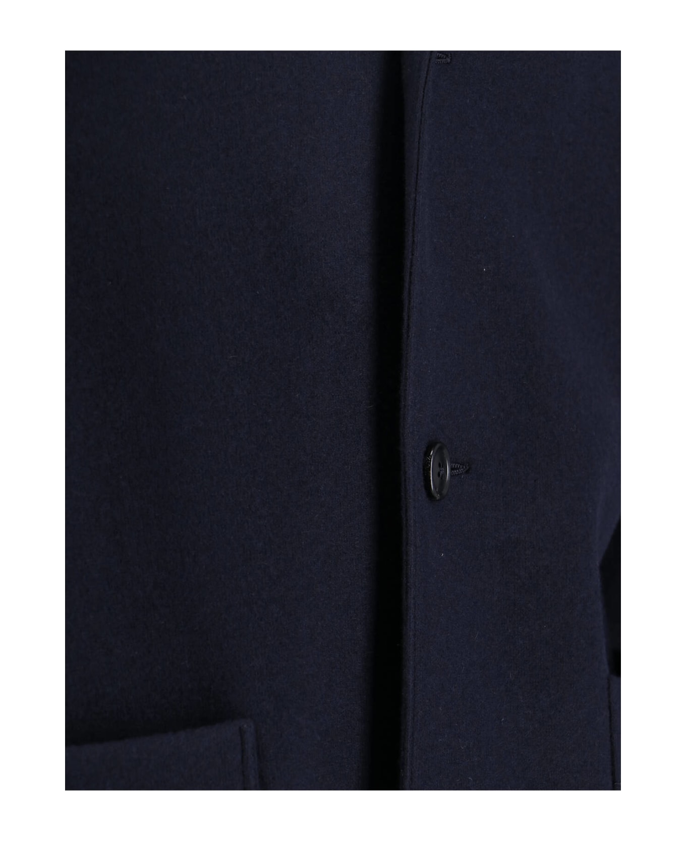 Zegna Wool And Cashmere Blend Shirt Jacket - BLUE