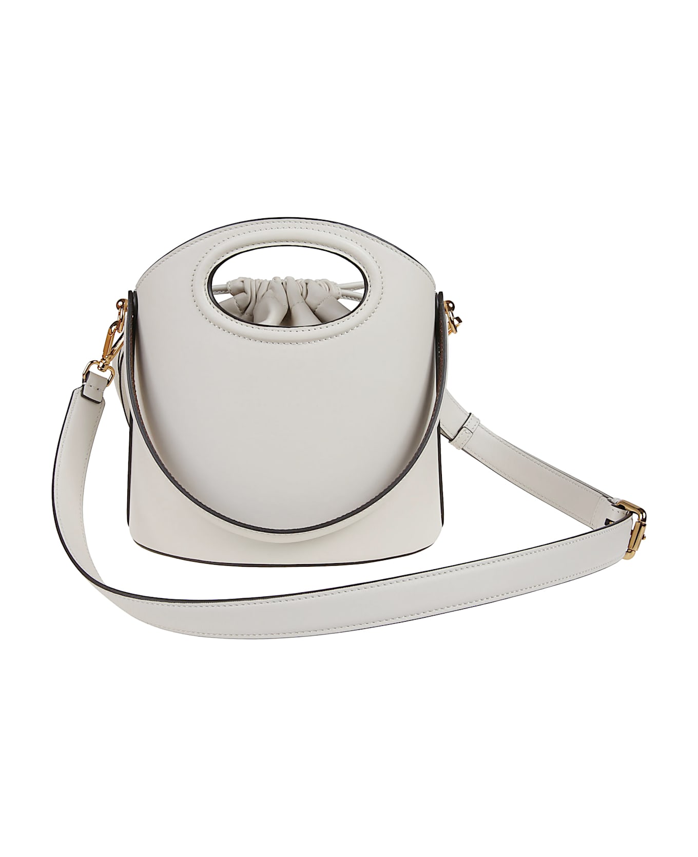 Etro Medium Saturno Bucket Bag - Bianco Latte