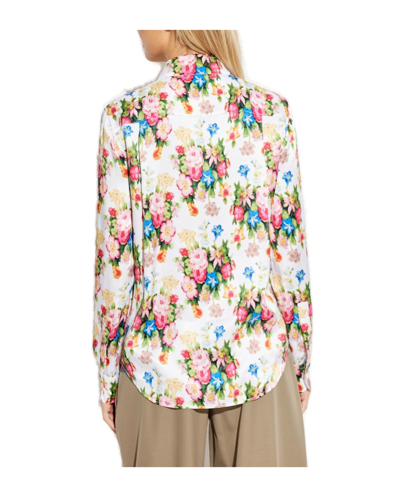 Loewe Floral-printed Button-up Shirt - MultiColour