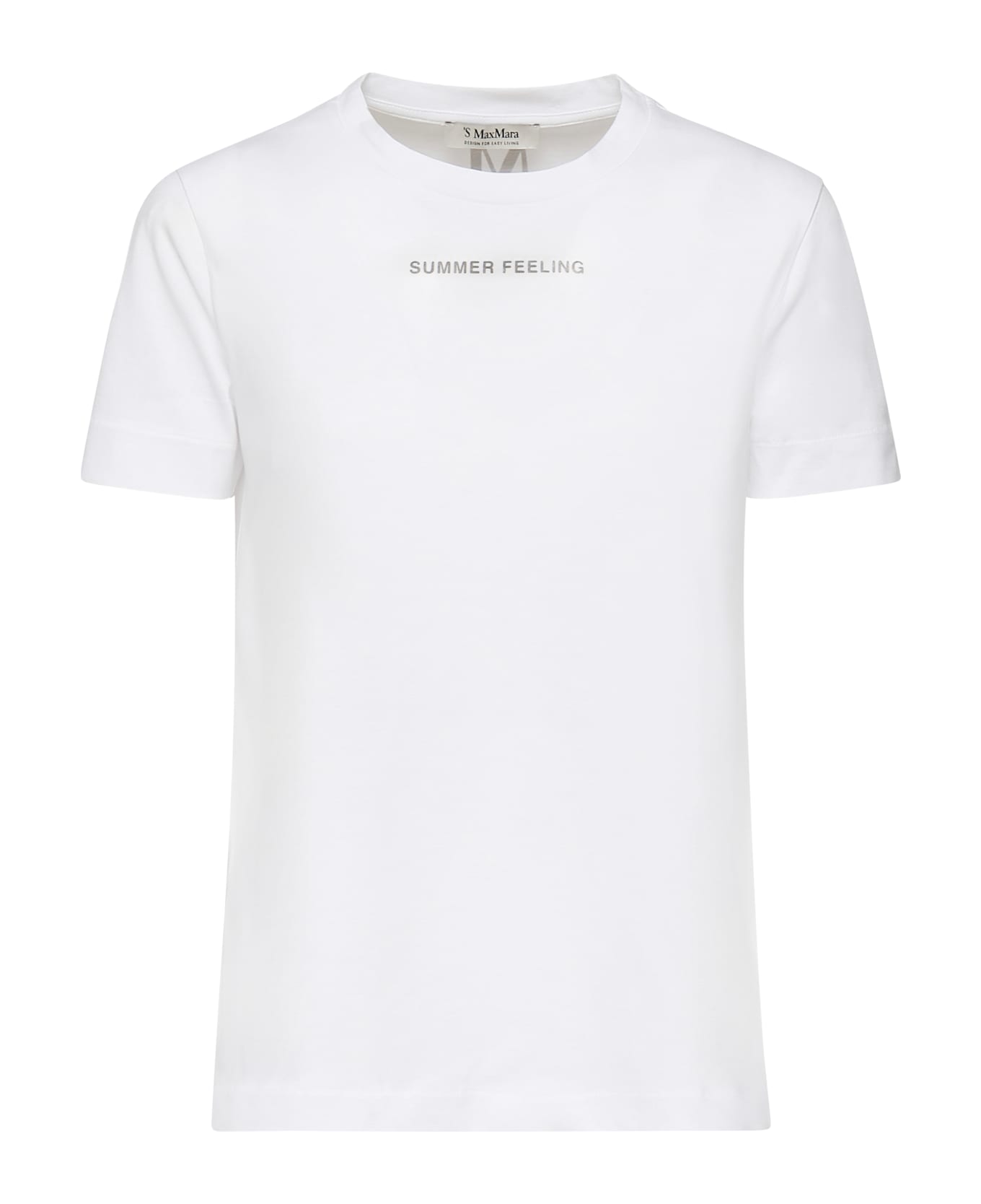 
S Max Mara Jersey T-shirt - White