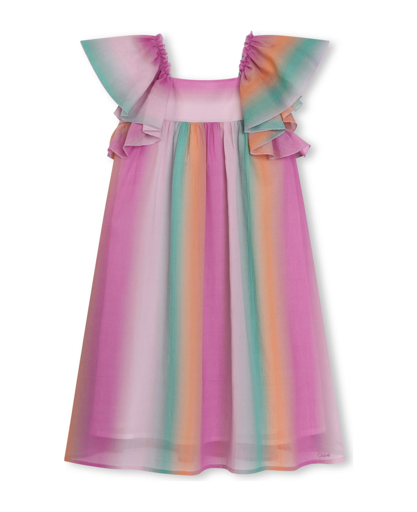 Chloé Striped Dress - Multicolor ワンピース＆ドレス
