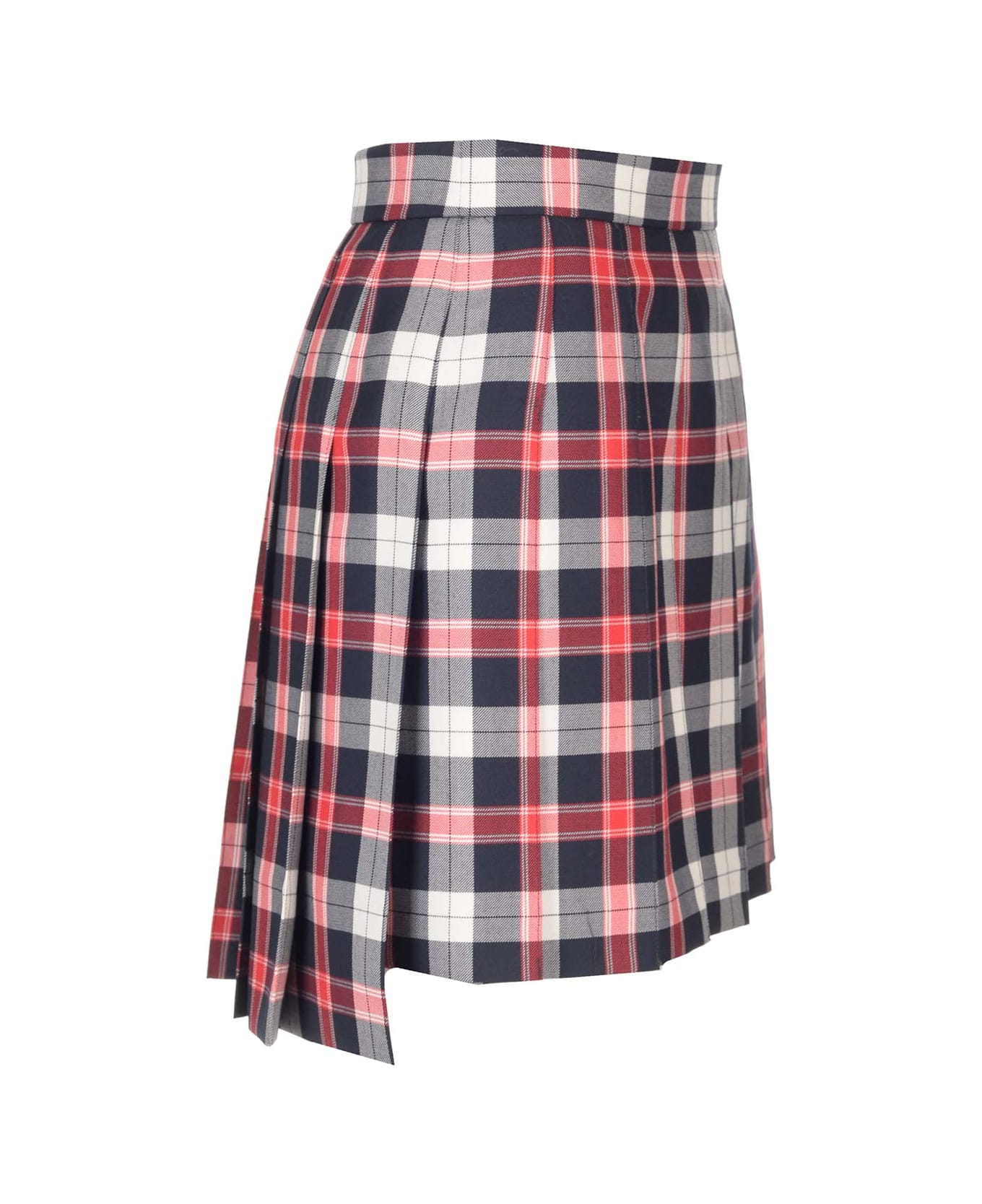 Thom Browne Pleated Mini Skirt - MULTICOLOR スカート